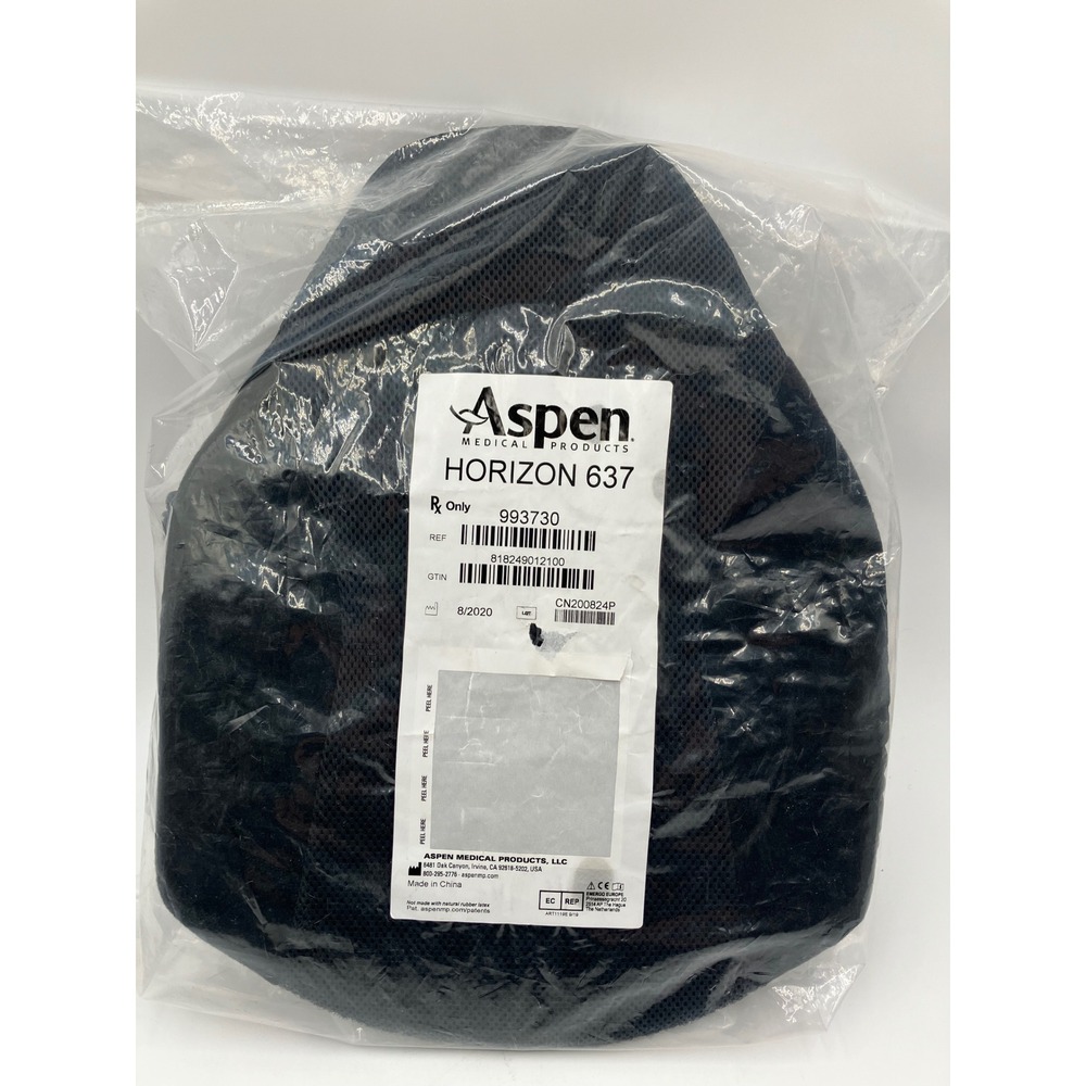 Aspen Medical Products Horizon 637 LSO Back Brace Lumbar Support Black 993730